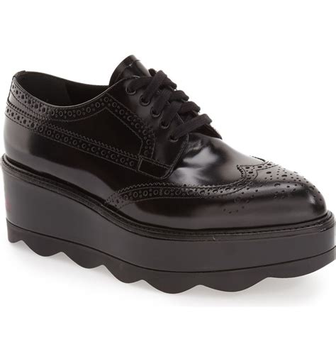 prada lace up shoes women|prada oxford platform.